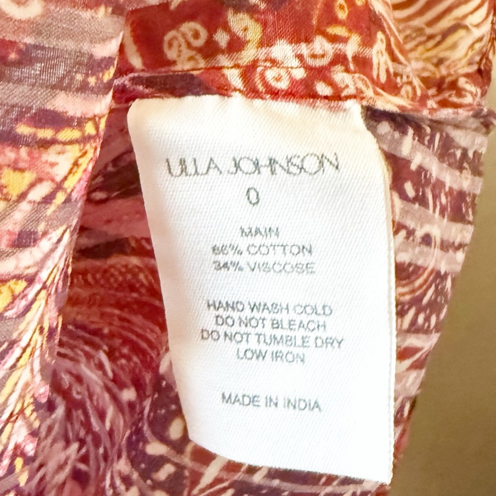Ulla Johnson Issa Odessa Top Size 0 - Picture 3 of 4